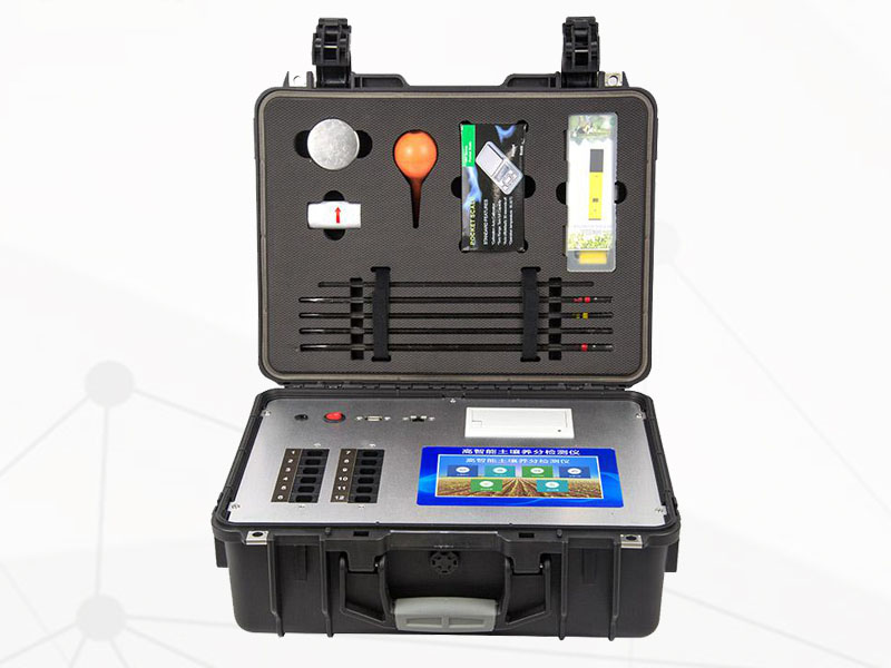 土壤養分速測儀,可計算施肥量 土壤養分速測儀,可計算施肥量